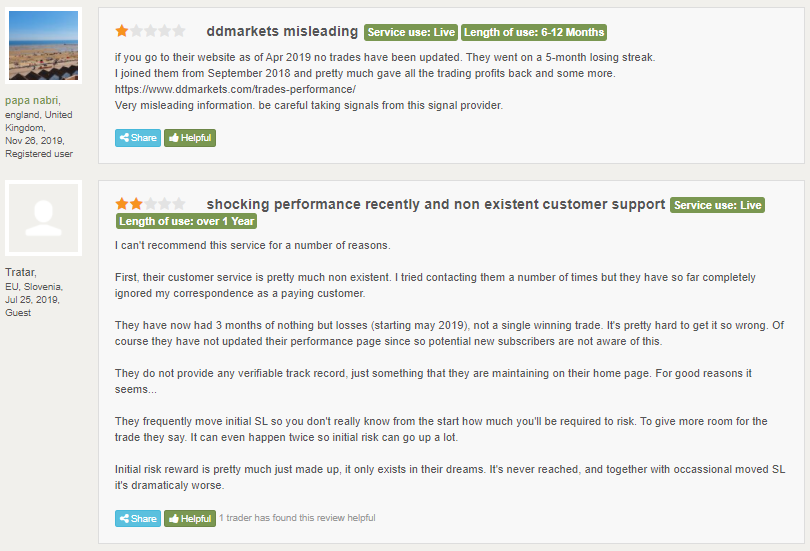 People testimonials on FPA