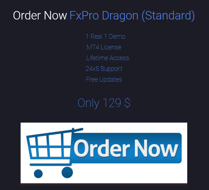 FXPro Dragon pricing