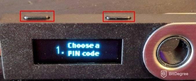 Choose a PIN code