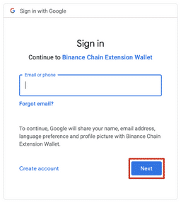 Sign up with your Gmail account