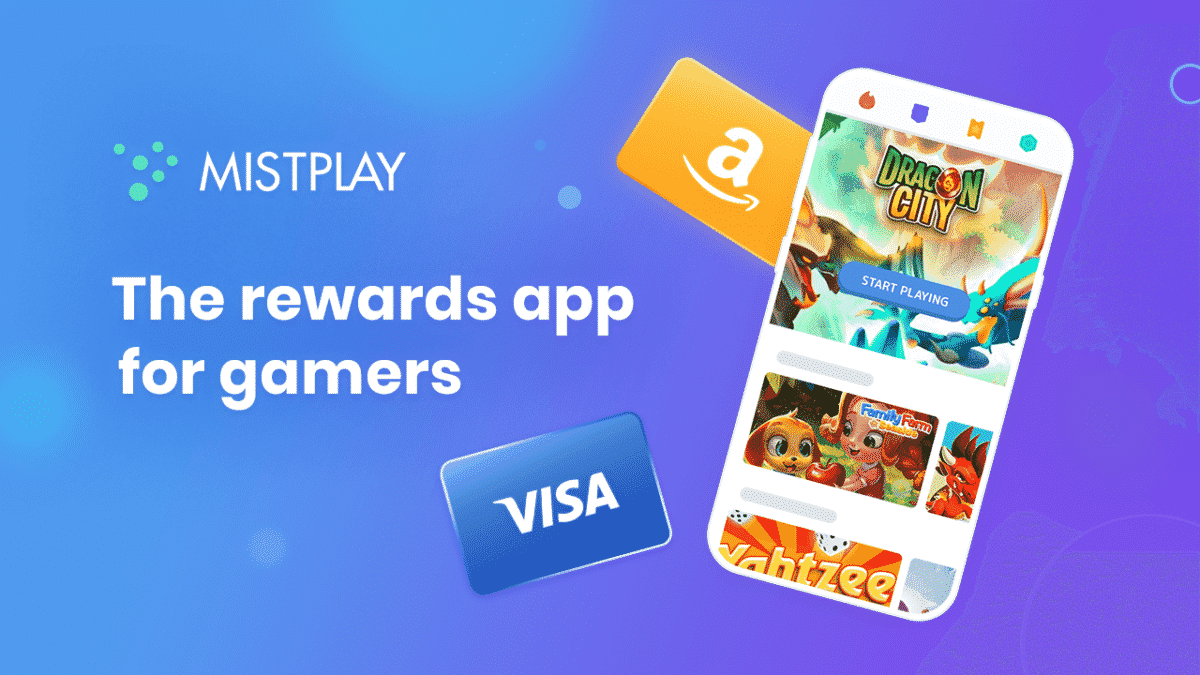 The rewards app for gamers. lettering