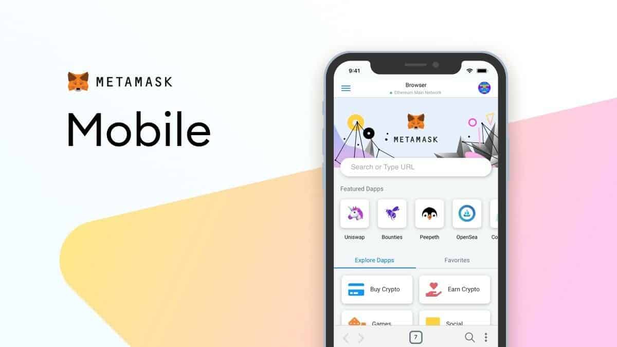 MetaMask mobile app