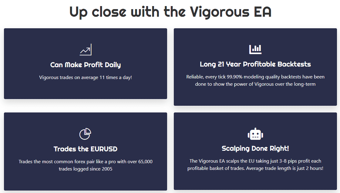Vigorous EA features