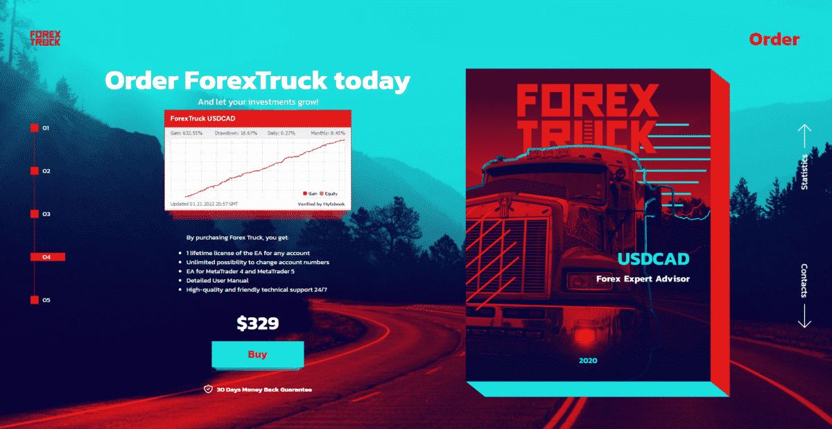 Forex Truck pricing info