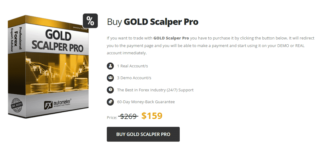 Gold Scalper Pro pricing details