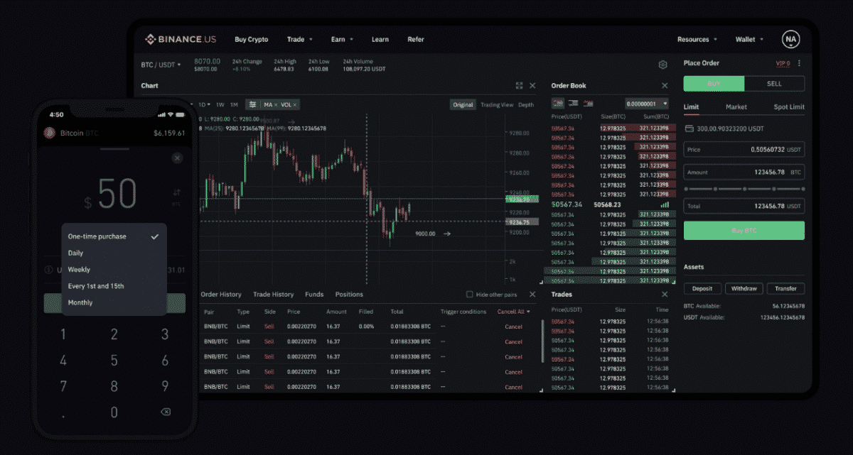 Coingecko interface