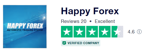 Happy Forex score on Trustpilot