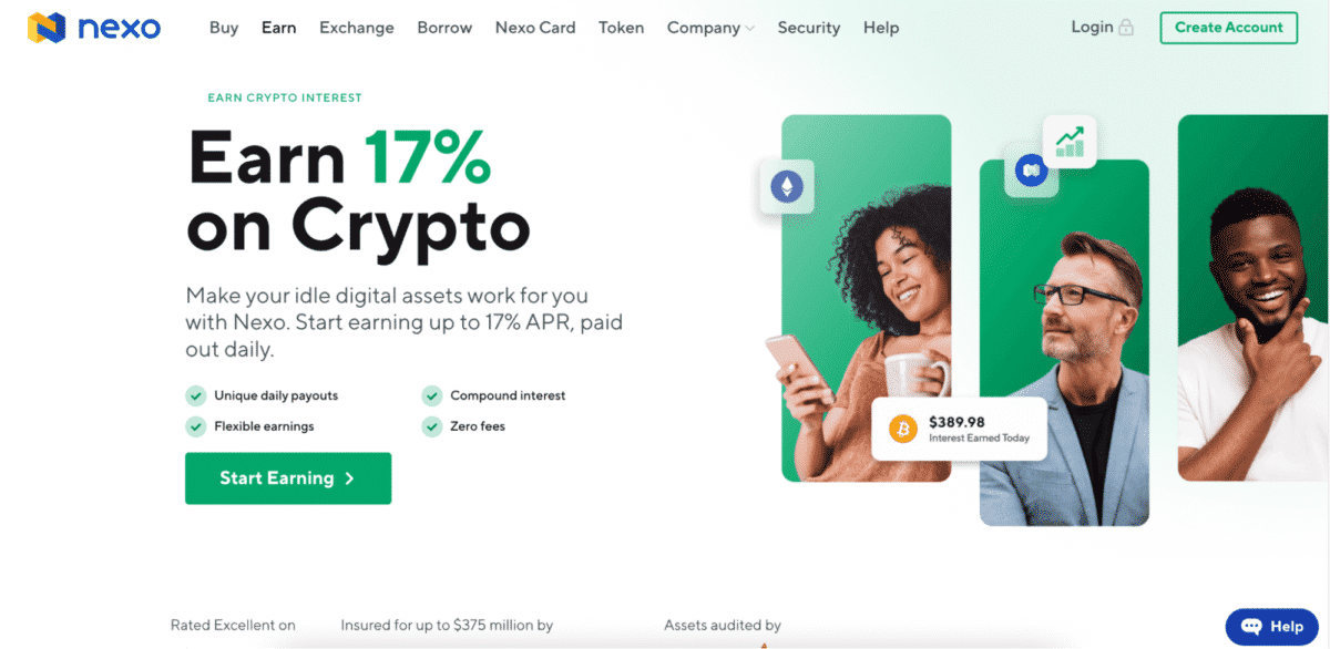 Nexo 17% APR