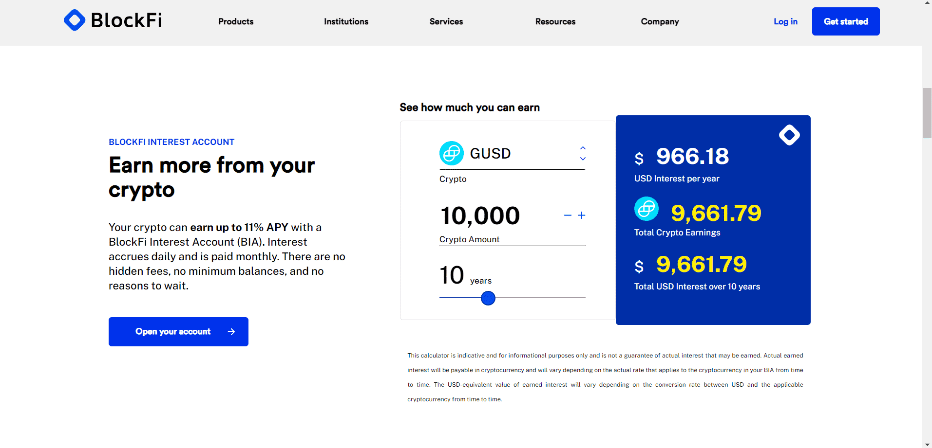 blockfi fees for buying crypto