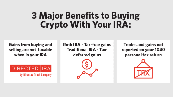 Benefits to buying crypto with your IRA