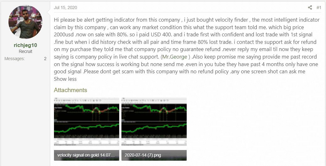 Scam alert on Forex Peace Army