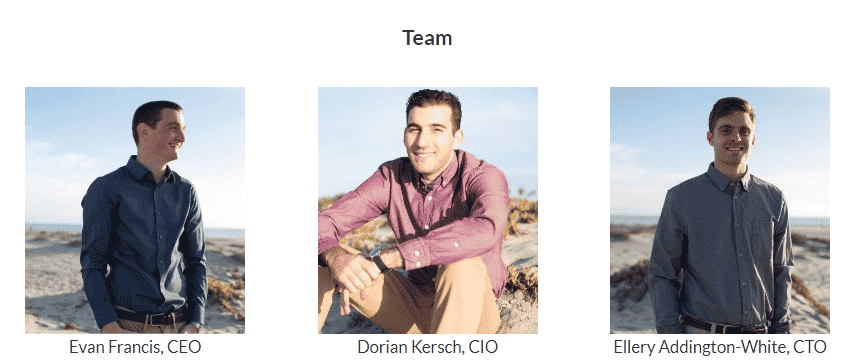 The team behind Coygo.