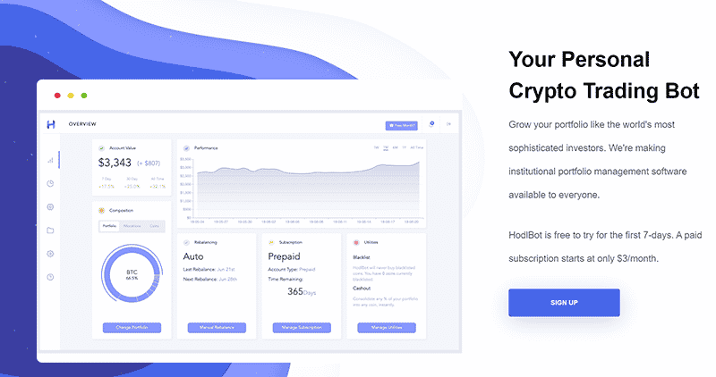 Tradingbot customization and the basic subscription plan offer